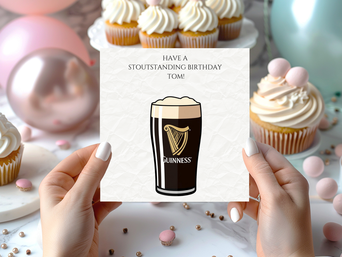 Guinness Personalised Birthday Card