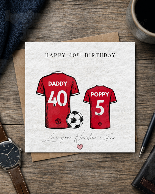 Football Shirt Birthday Card