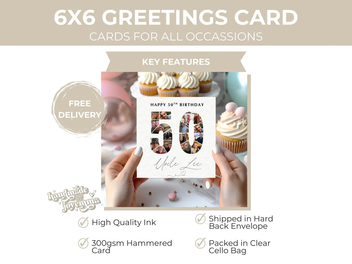 Personalised Photo Age Card