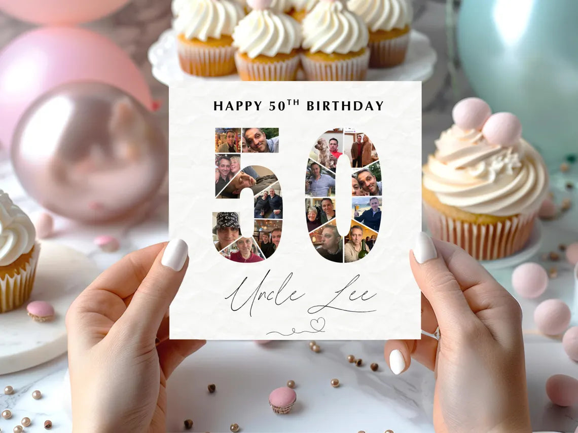 Personalised Photo Age Card