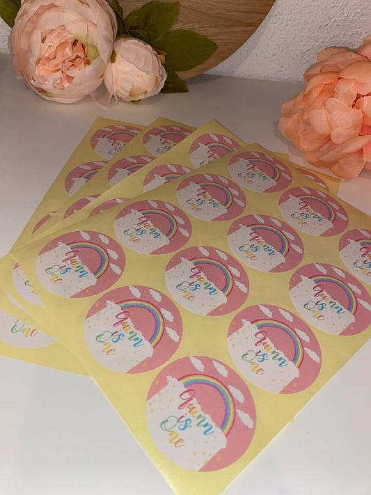 1st Birthday Stickers