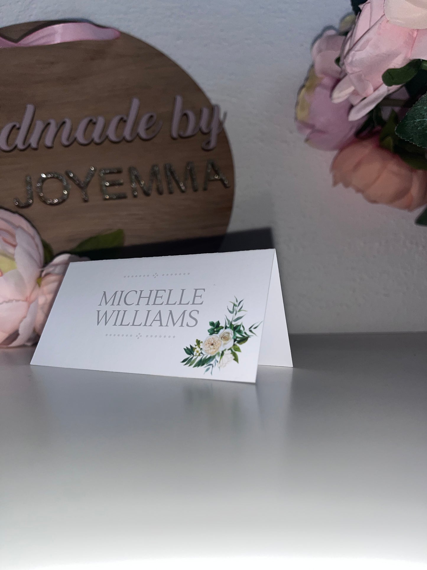 Guest Name Place Cards - Folded